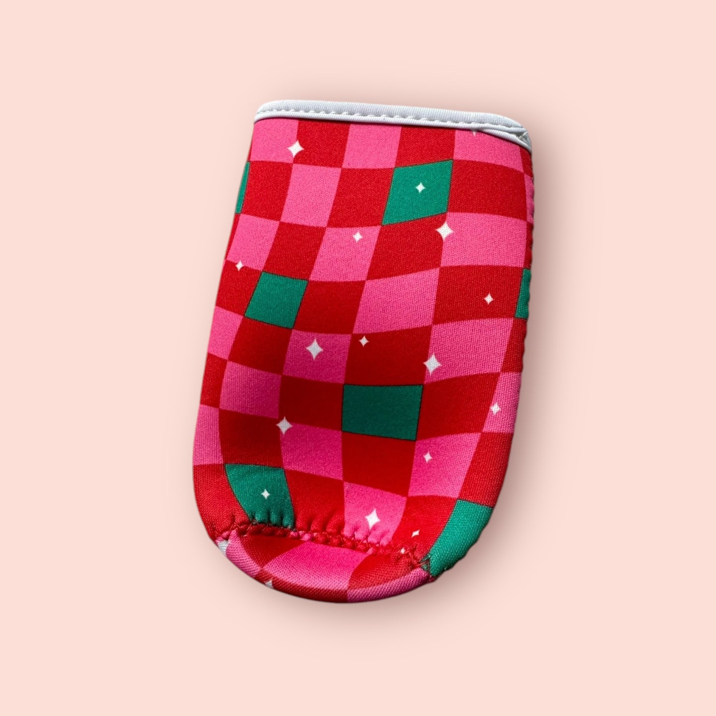 Skinny coffee sleeve - red,pink, green