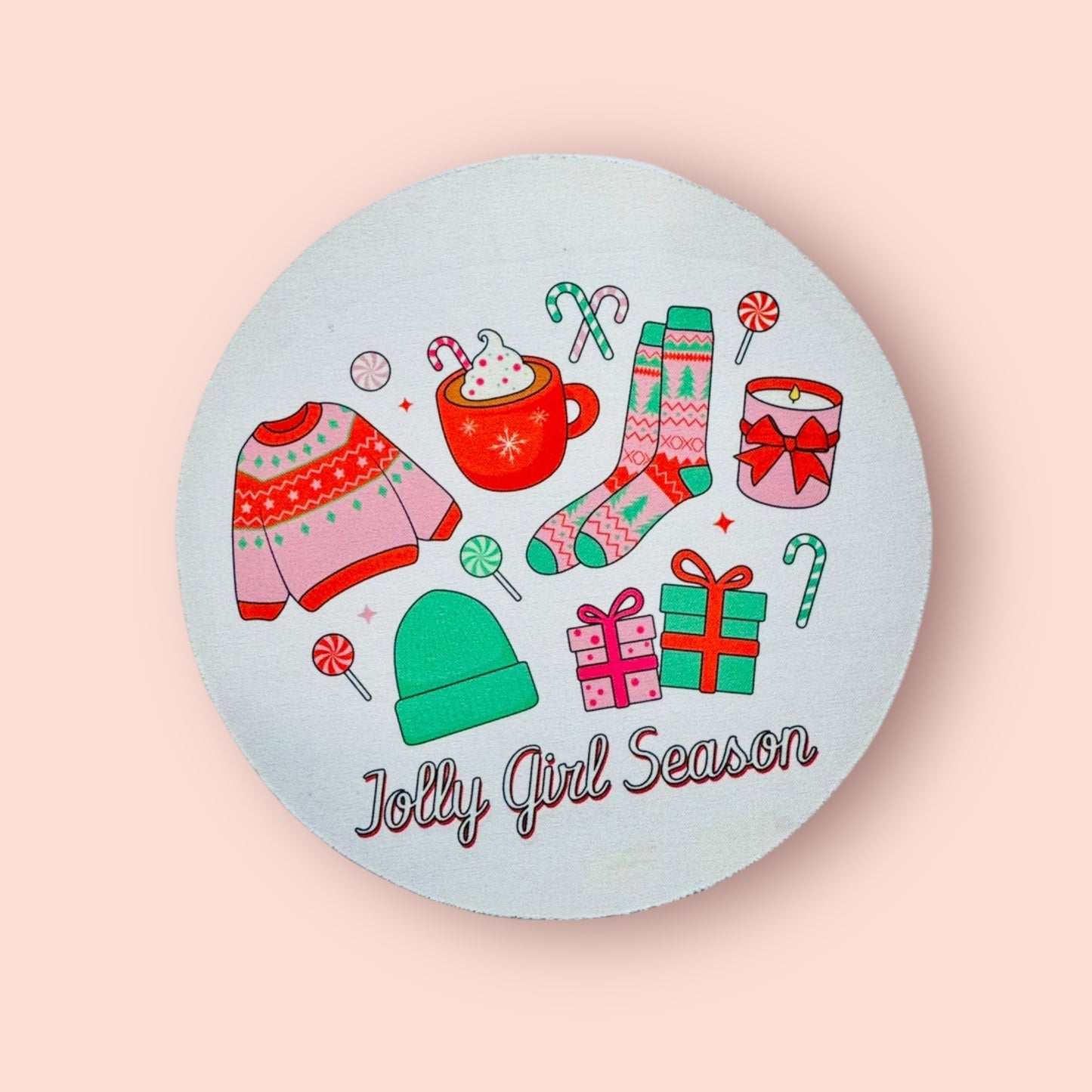 Mouse pad - jolly girl season