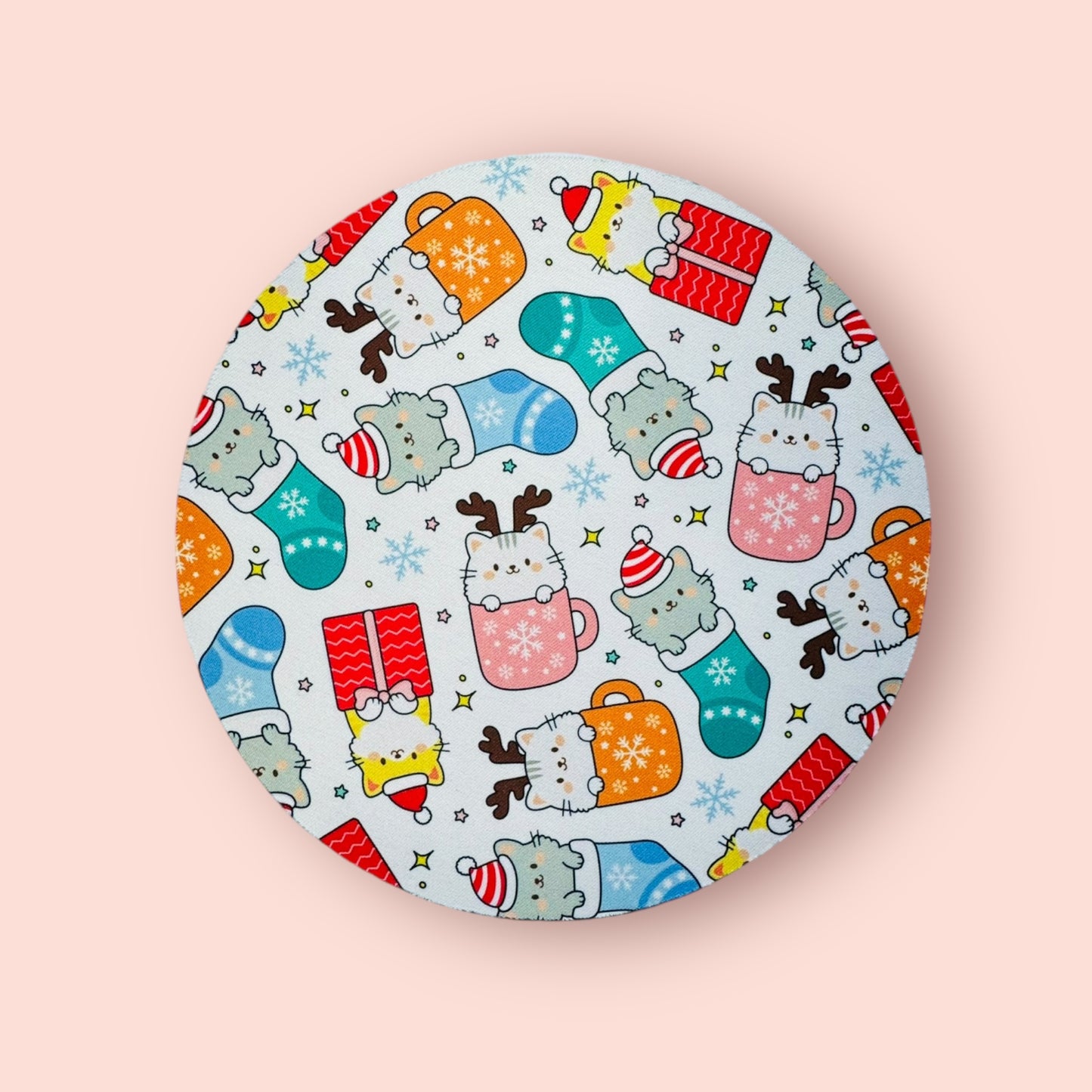 Mouse pad- cute cat stocking stuffer