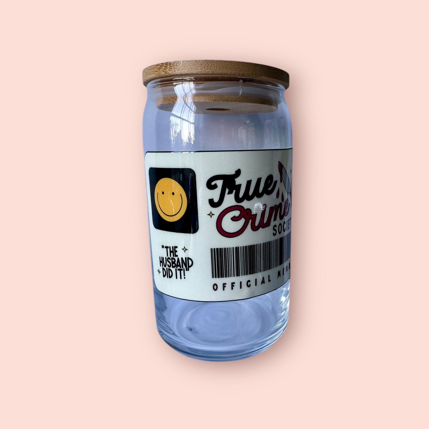 Glass cup- True crime