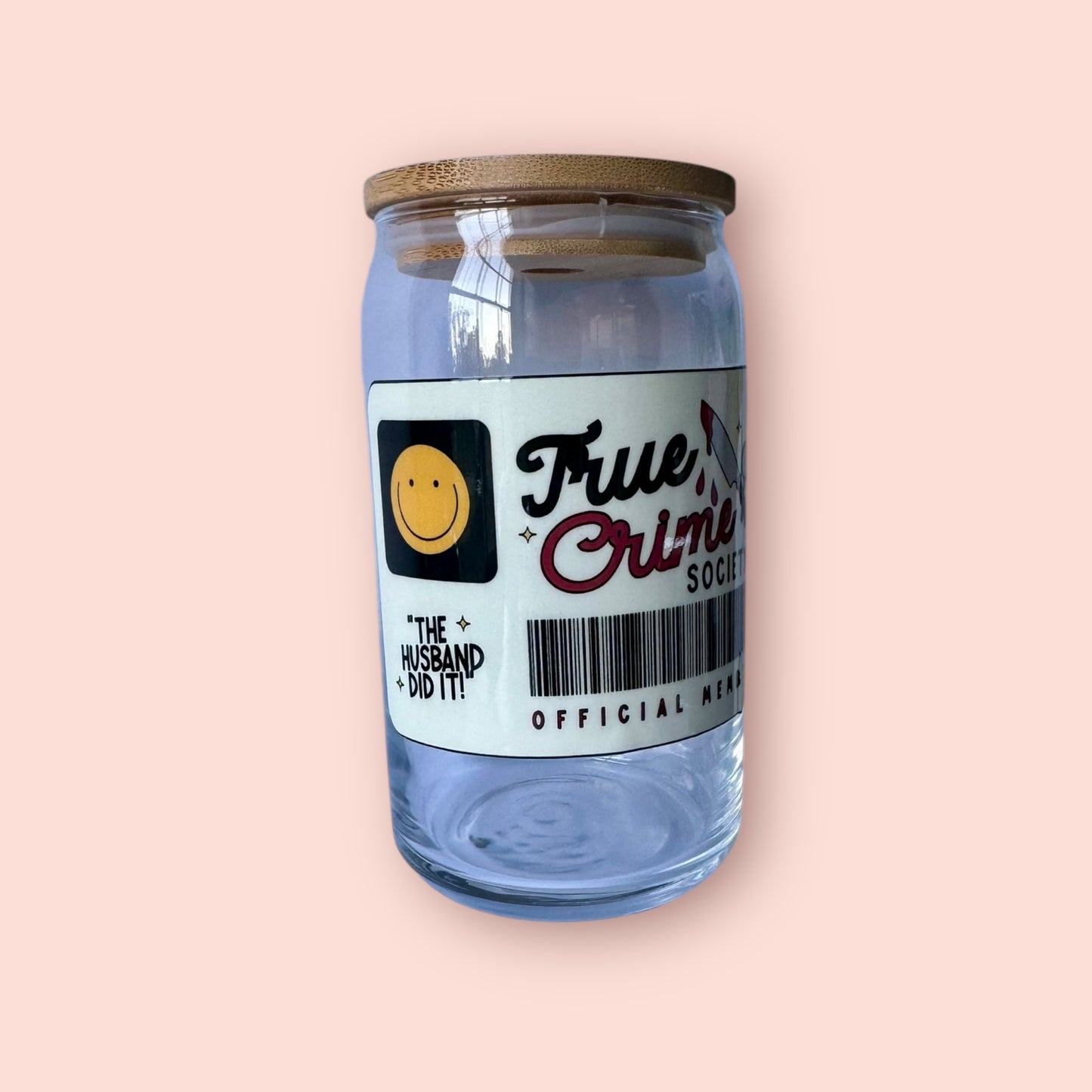 Glass cup- True crime