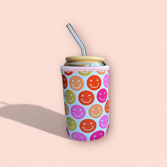 Smiley coffee sleeve